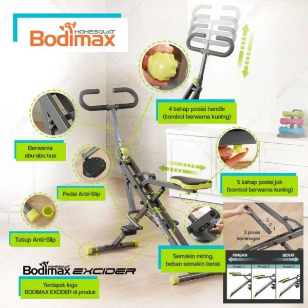 BODIMAX EXCIDER HOME SQUAT GREY - Gambar 2