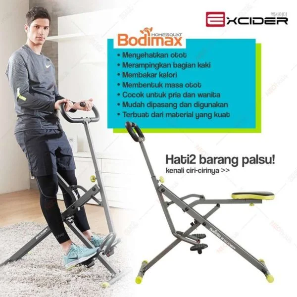 BODIMAX EXCIDER HOME SQUAT GREY - Gambar 4