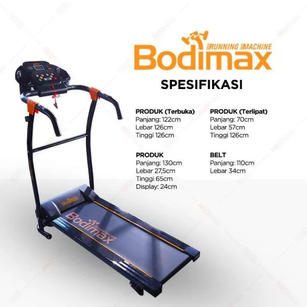 Review bodimax shop running machine