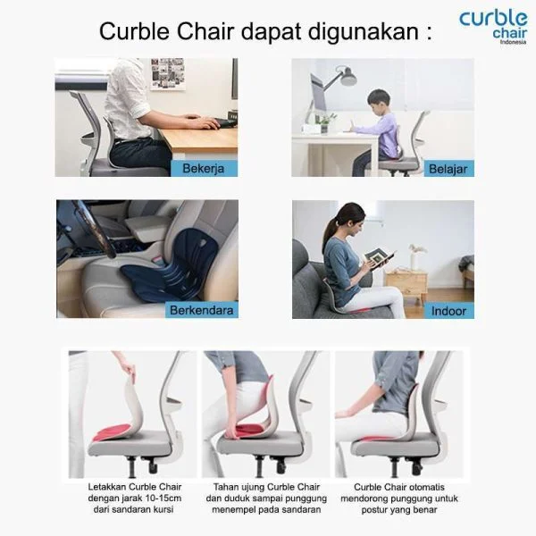 CURBLE CHAIR WIDER GREY - Gambar 2
