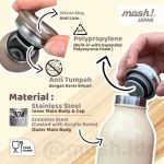 MOSH MILK BOTTLE BROWN 450ML DMMB450BR - Image 5