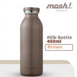 MOSH MILK BOTTLE BROWN 450ML DMMB450BR