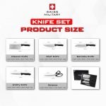 SWISS MILITARY MODERN KNIFE SET 5P - Image 4