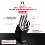 SWISS MILITARY EUROPEAN KNIFE SET 6P - Image 3