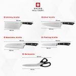 Swiss Military Schwyz 6in1 Knife Set - Image 5