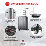 SM SUITCASE SOLIO 18 INCH GRAY + FOLDING BAG SM STYLE 2019 - Image 2