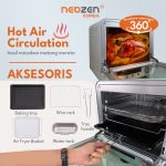 NEOZEN AIR FRYER OVEN 20L GREEN TOSCA - Image 3