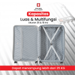 SM SUITCASE SOLIO 18 & 26 INCH SET SILVER - Image 4