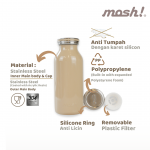 MOSH MILK BOTTLE MOKA 600ML DMNMB600MK