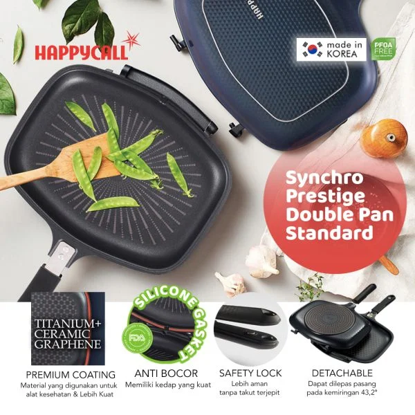 Happycall Double Pan Synchro Prestige - Gambar 3
