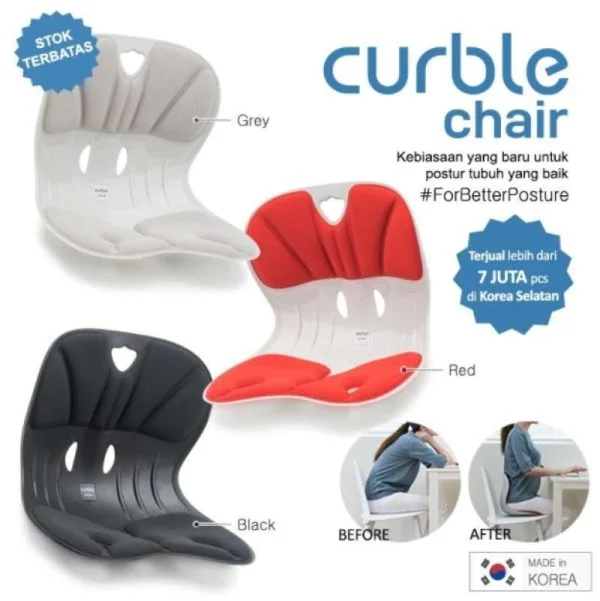 CURBLE CHAIR WIDER GREY - Gambar 8