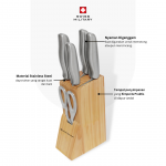 Swiss Military Knife & Scissors set 6pcs - Image 2