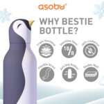 ASOBU BESTIE BOTTLE PENGUIN 460ML SBV44 - Image 2