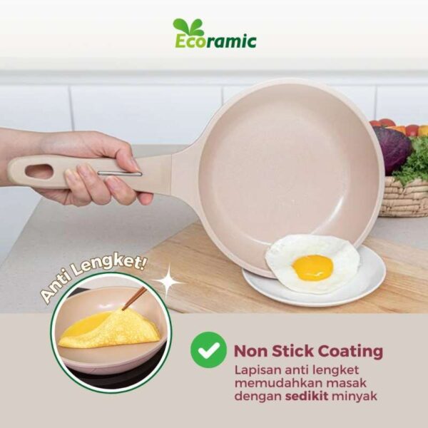 ECORAMIC OSLO WOK PAN 28 IH - Gambar 5