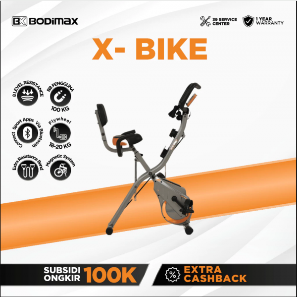 BODIMAX X-BIKE PRO GREY