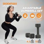 BODIMAX ADJUSTING DUMBBELL SQUARE MINT - Image 2