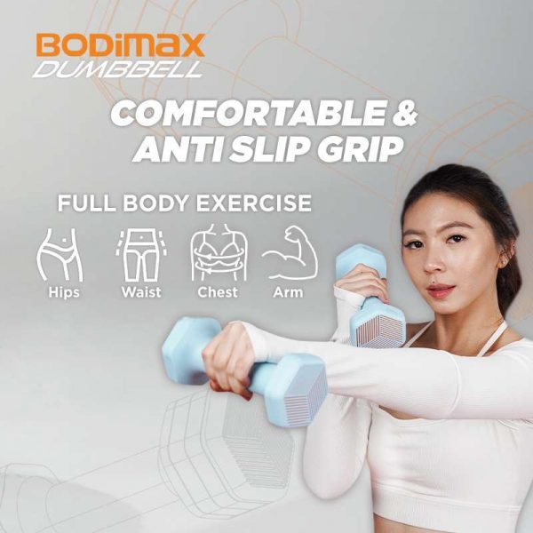 BODIMAX ADJUSTING DUMBBELL SQUARE MINT - Gambar 4