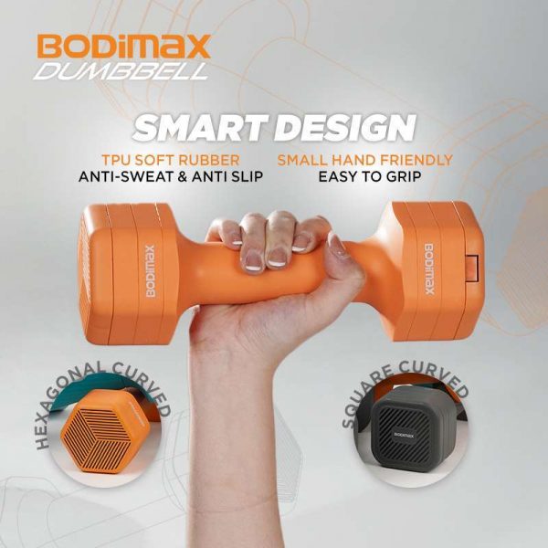 BODIMAX ADJUSTING DUMBBELL SQUARE MINT - Gambar 5